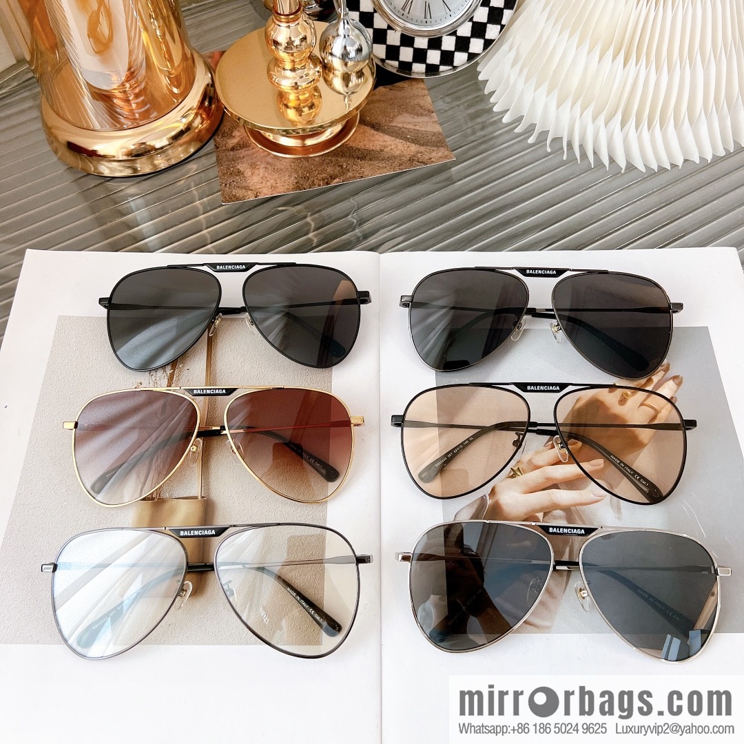 BALENCIAGA Balenciaga metal toad sunglasses