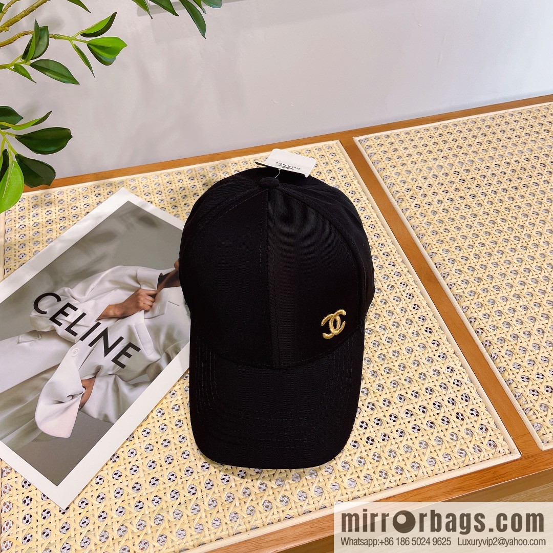 Chanel 2023 new simple embroidered baseball cap