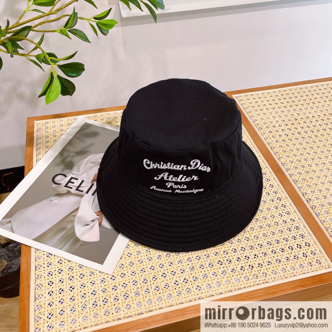 Dior 2023 new volume embroidered bucket hat