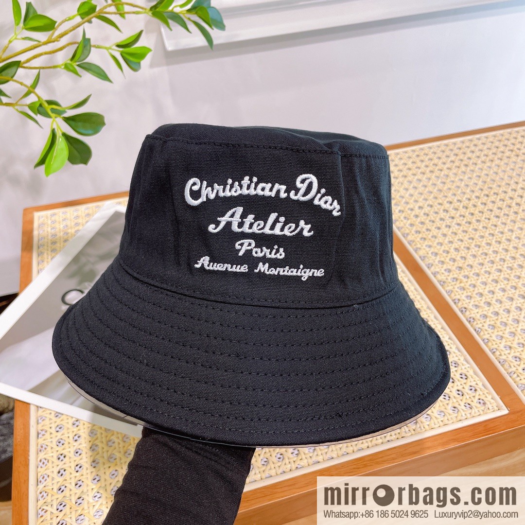 Dior 2023 new volume embroidered bucket hat