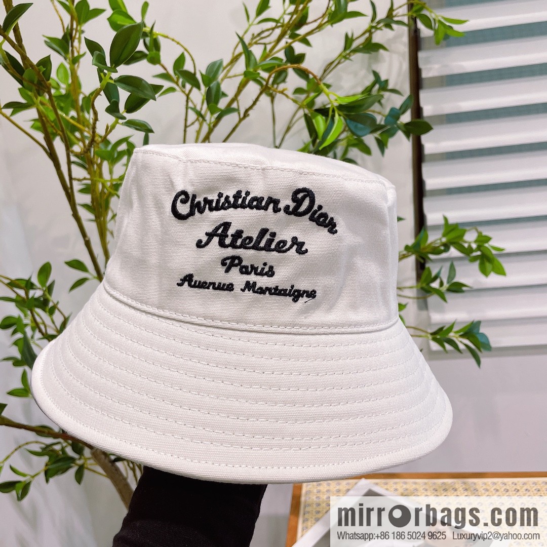 Dior 2023 new volume embroidered bucket hat