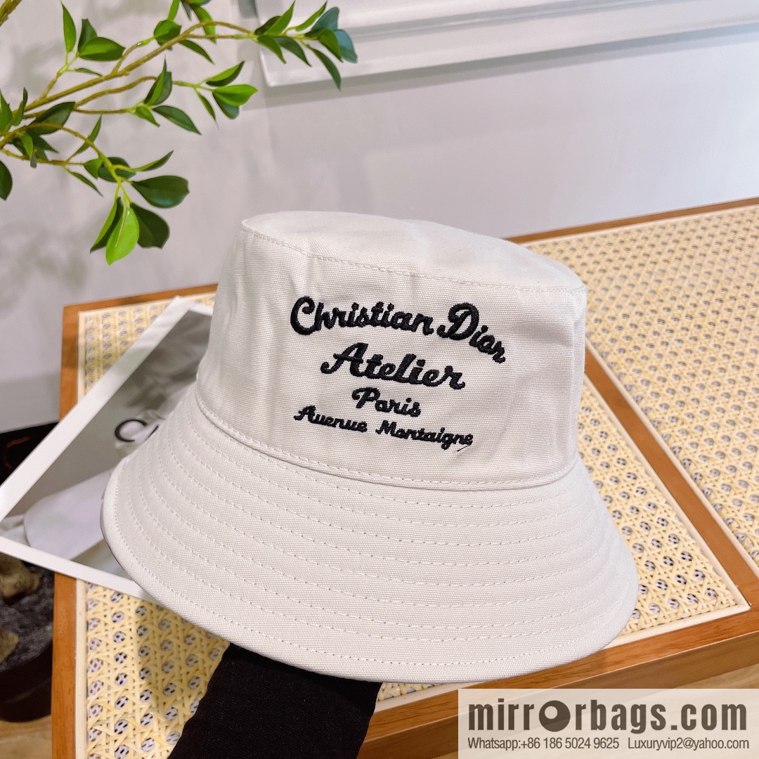 Dior 2023 new volume embroidered bucket hat
