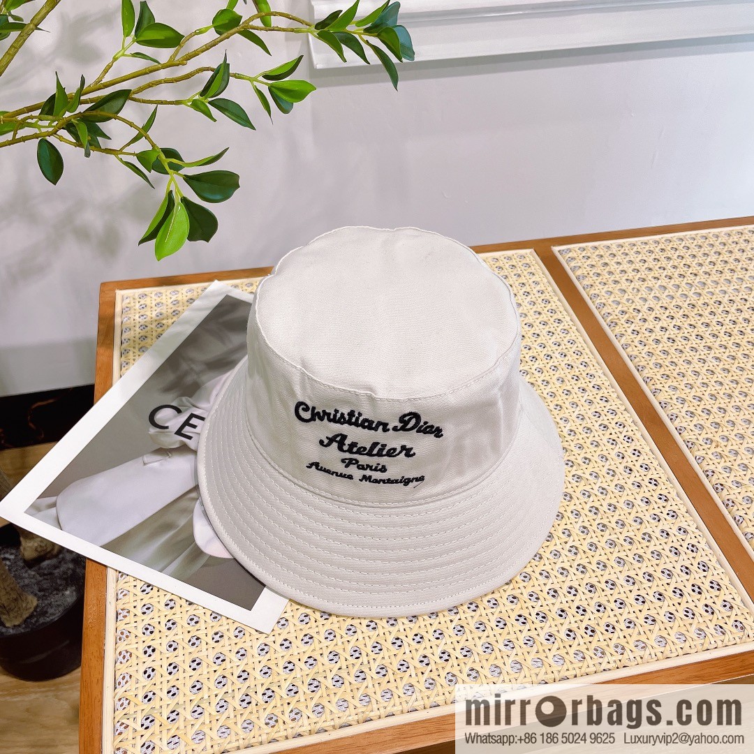 Dior 2023 new volume embroidered bucket hat