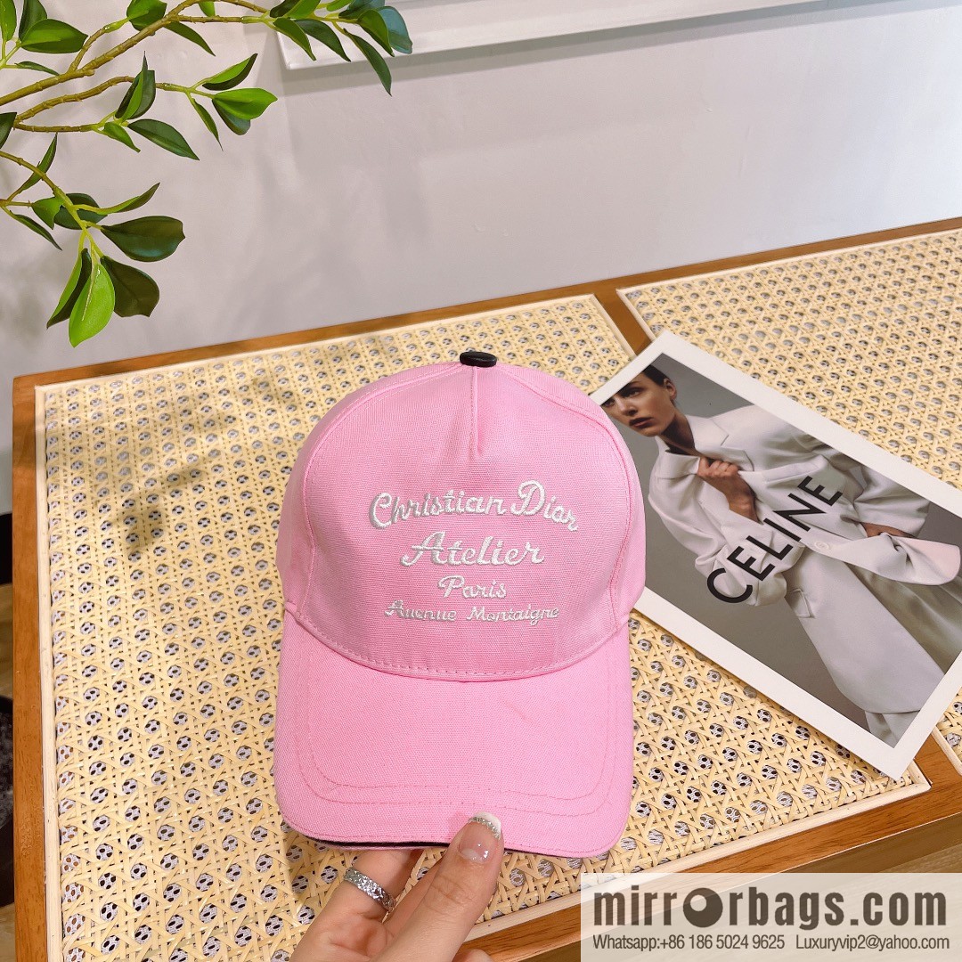 Dior 2023 new walking embroidered baseball cap