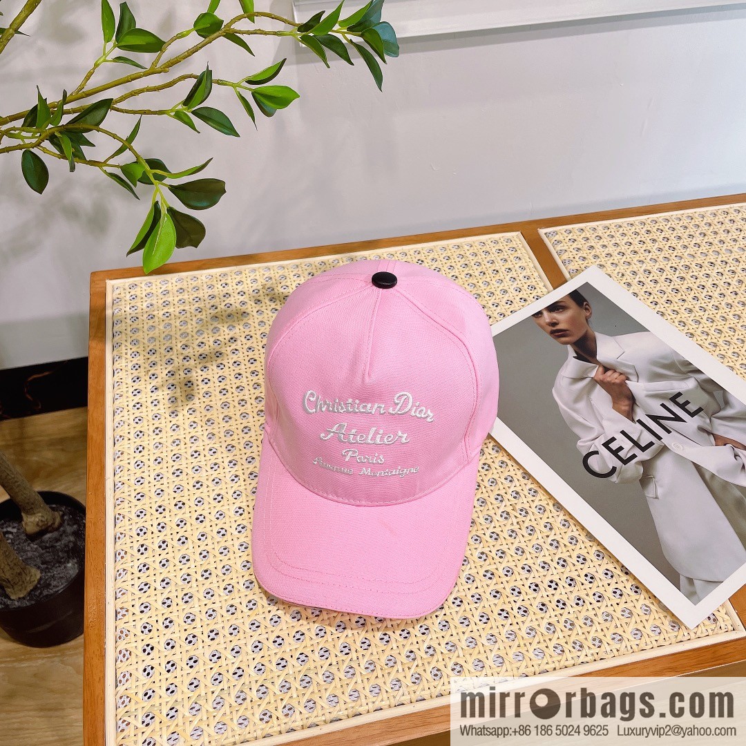 Dior 2023 new walking embroidered baseball cap