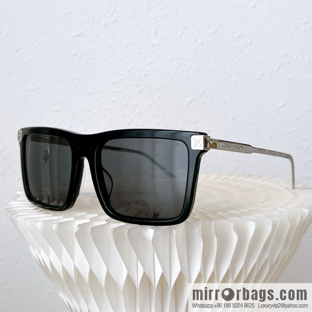 LV Louis Vuitton Square Unisex Sunglasses