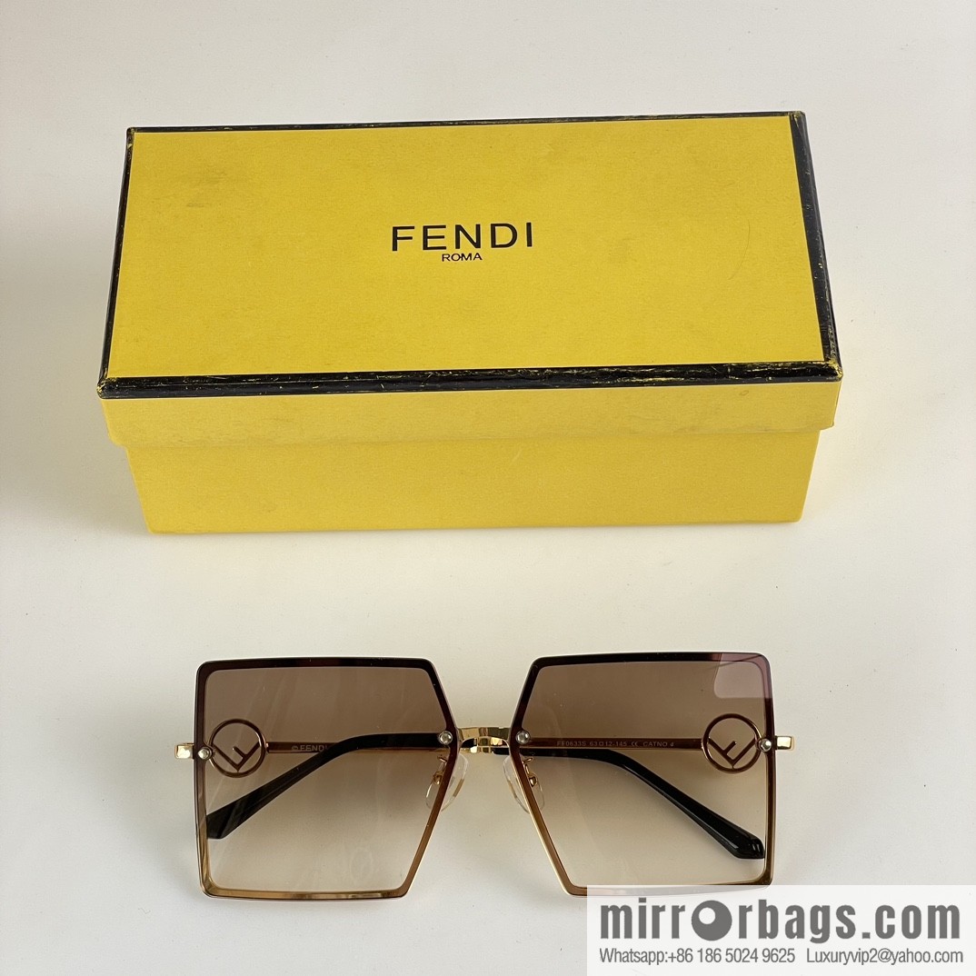 Fendi large square women's sunglasses