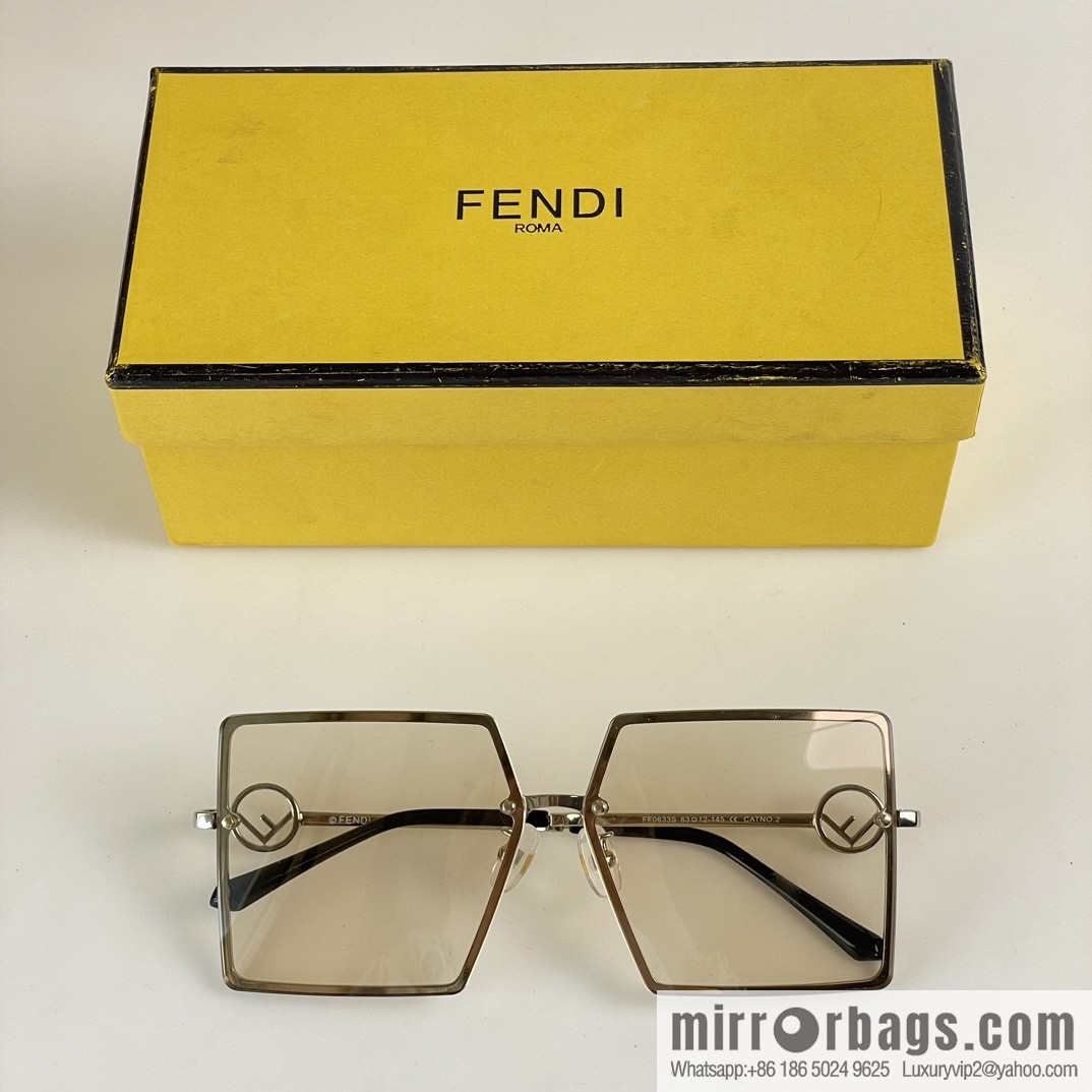 Fendi large square women's sunglasses