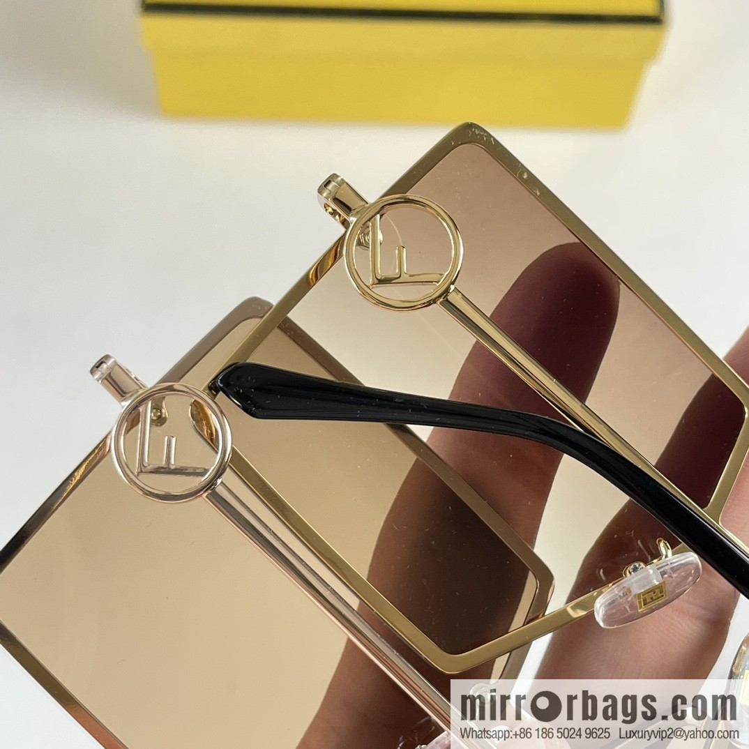 Fendi large square women's sunglasses