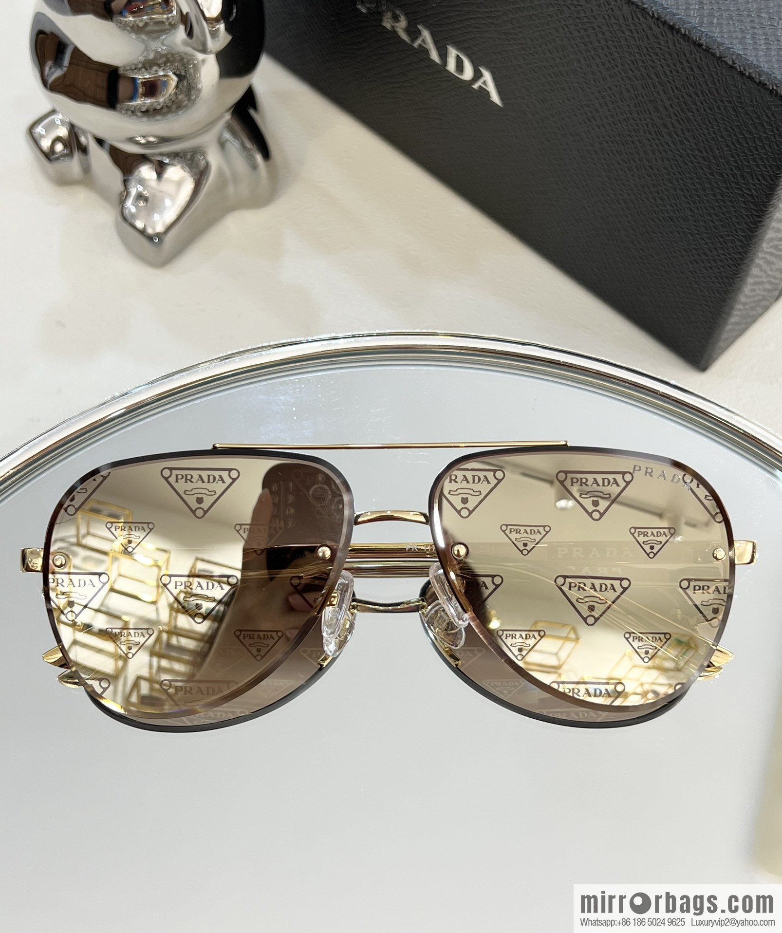 PRADA unisex toad sunglasses