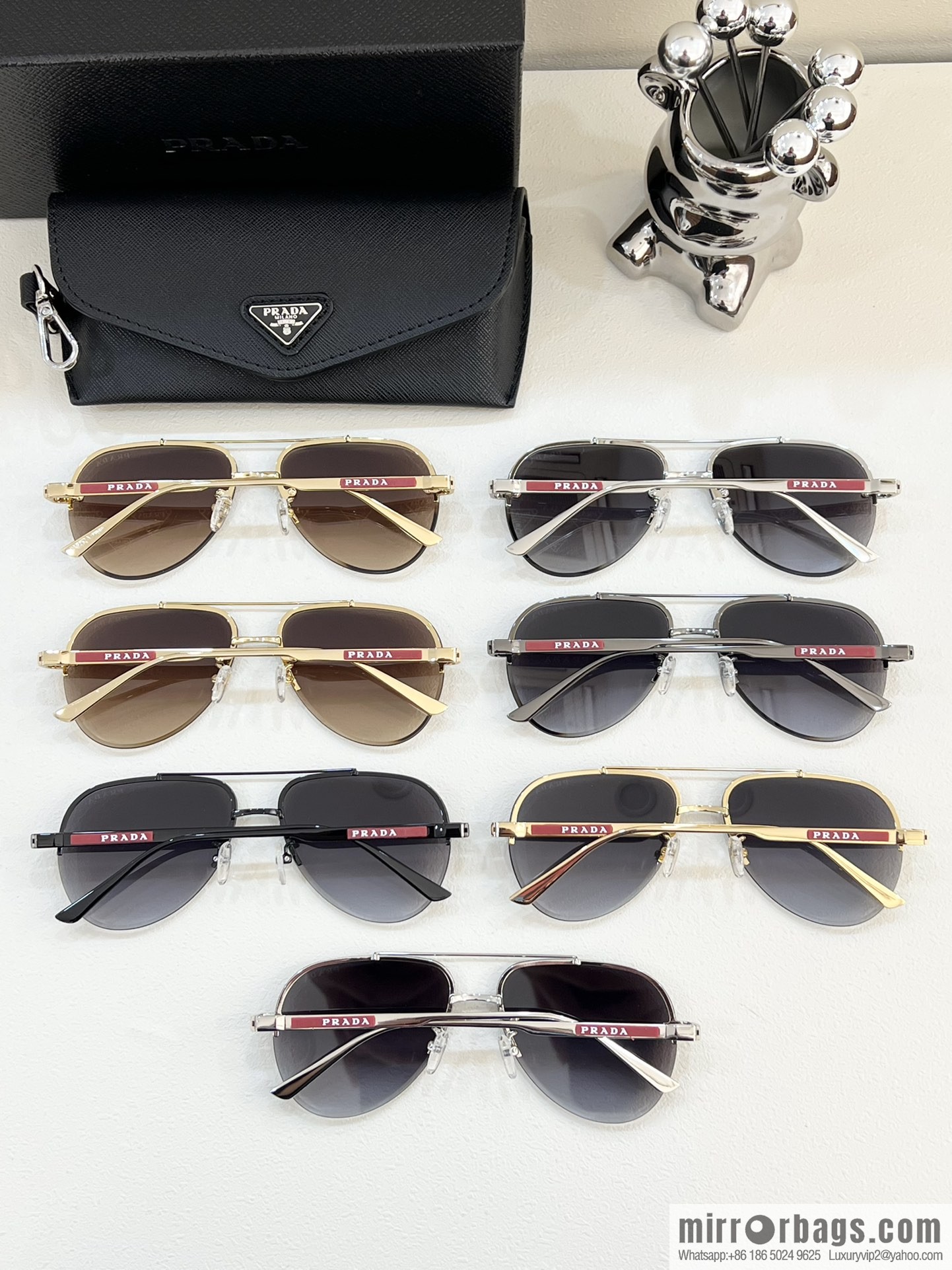 PRADA unisex toad sunglasses