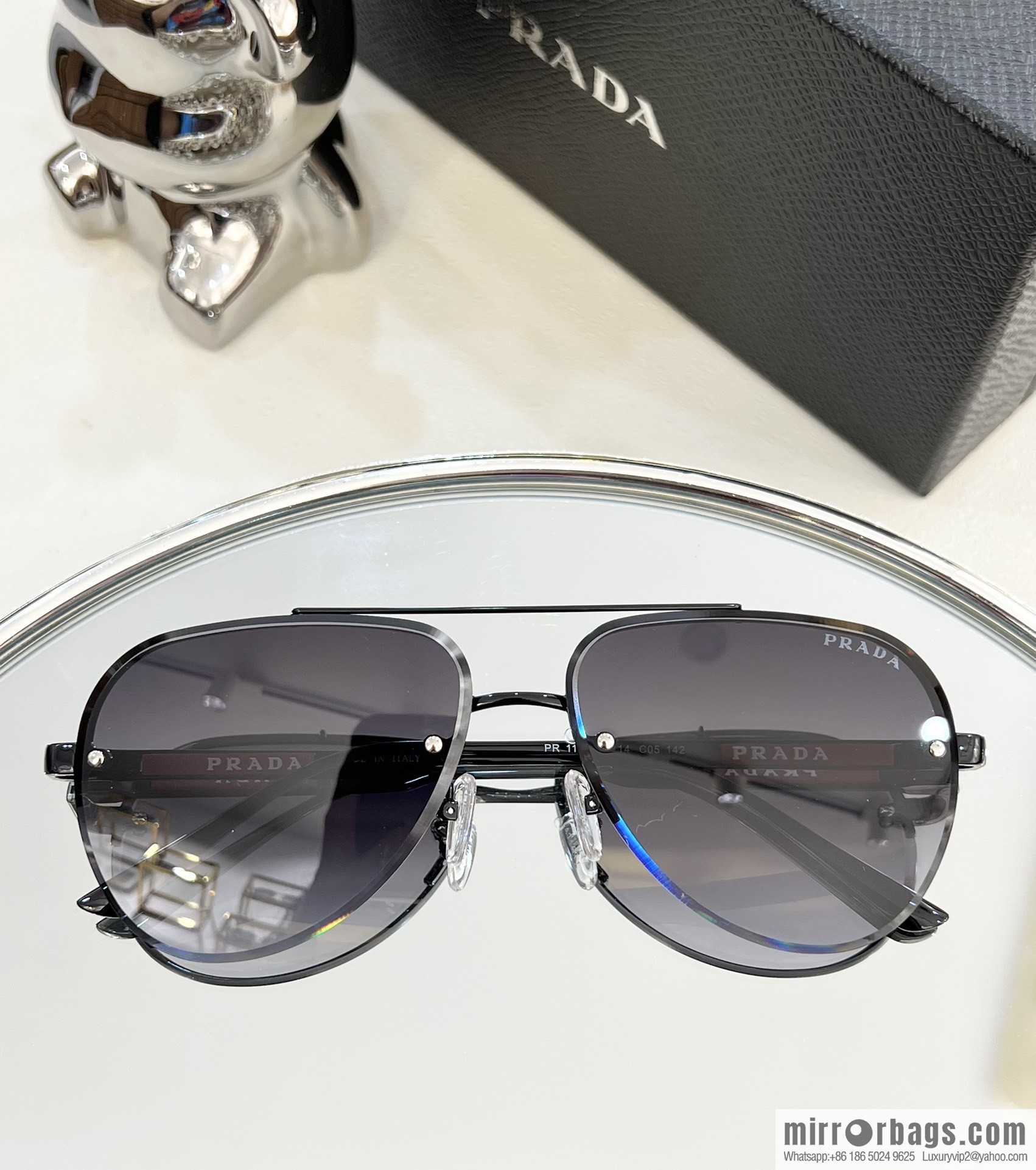 PRADA unisex toad sunglasses