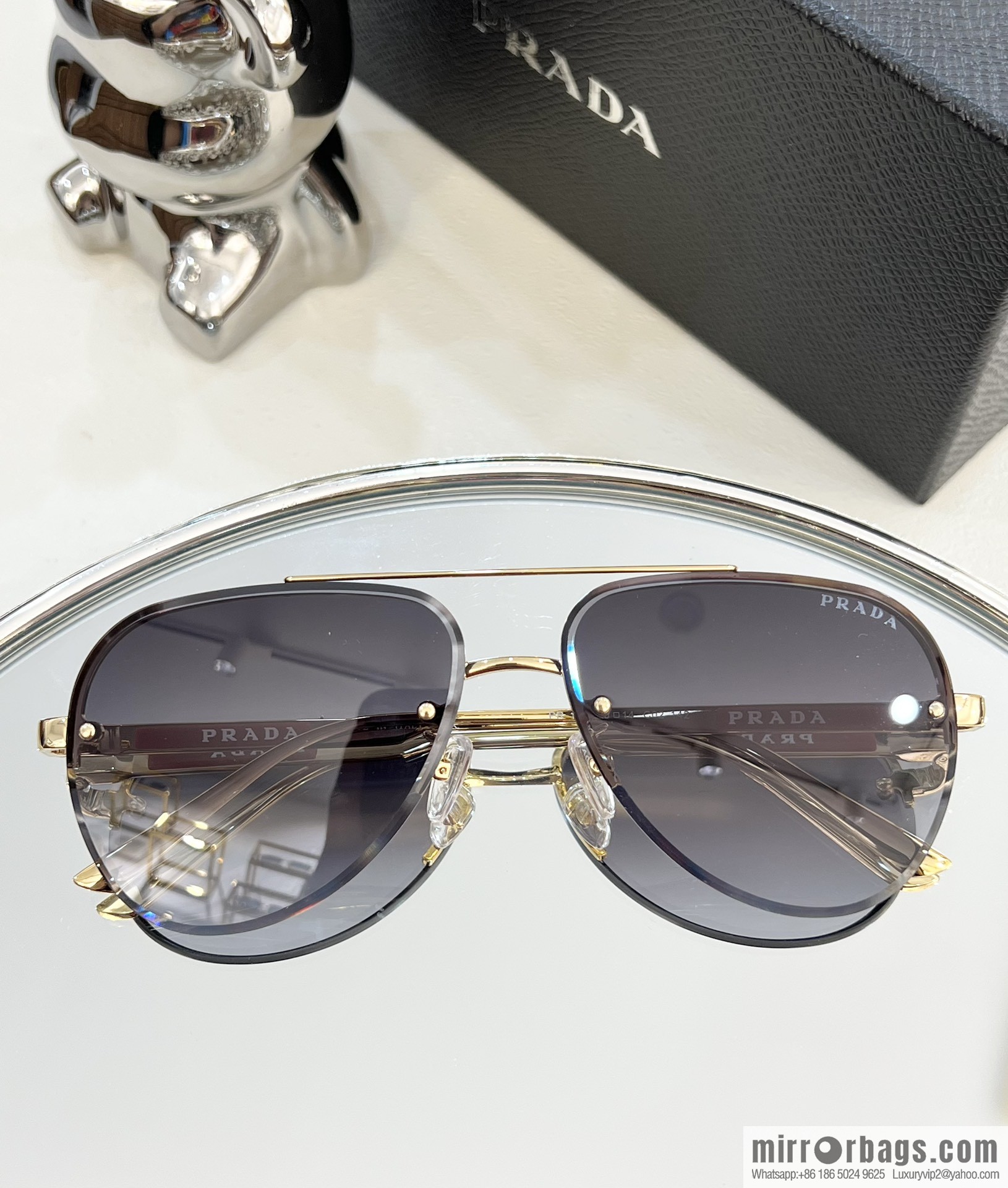 PRADA unisex toad sunglasses