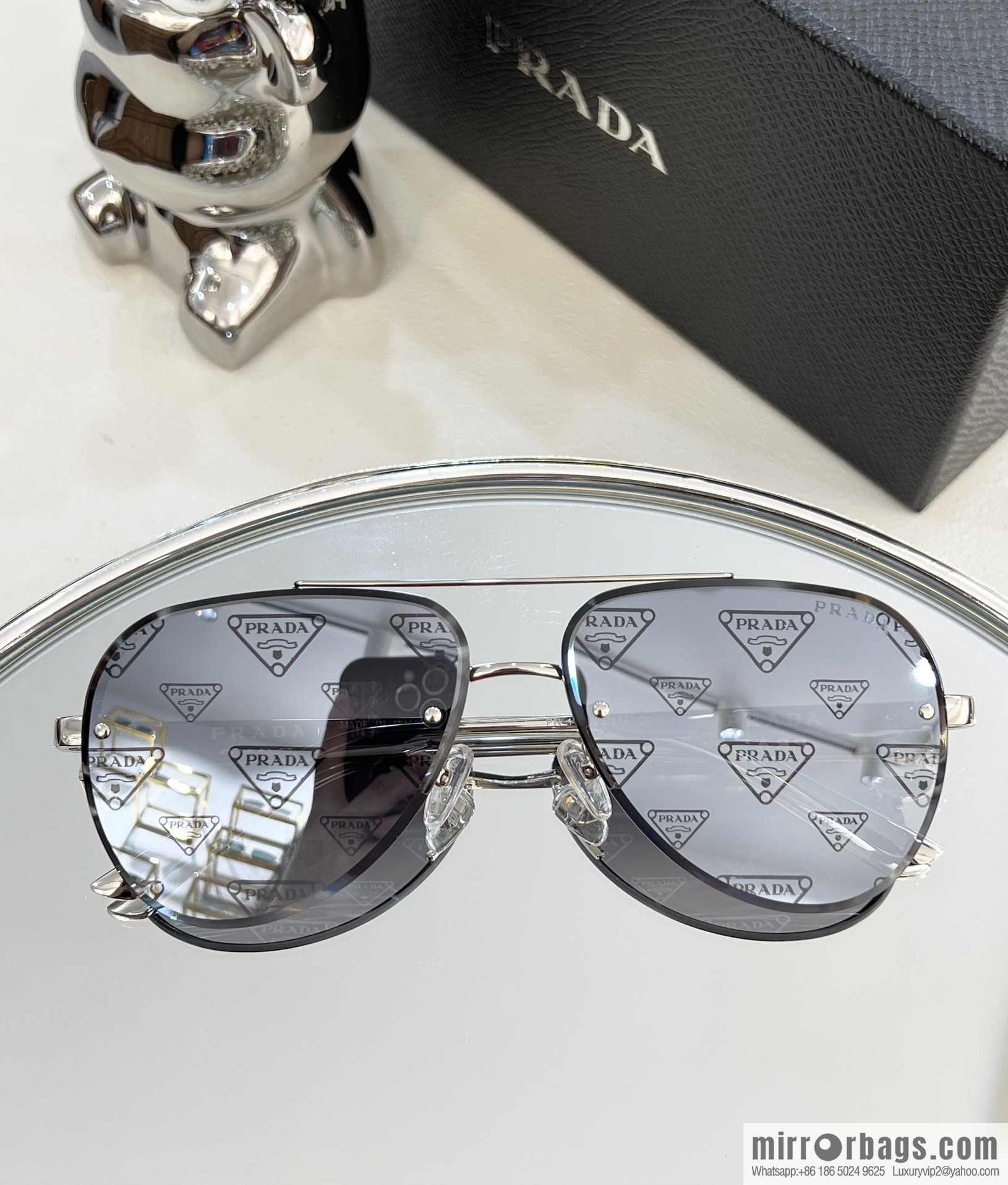 PRADA unisex toad sunglasses