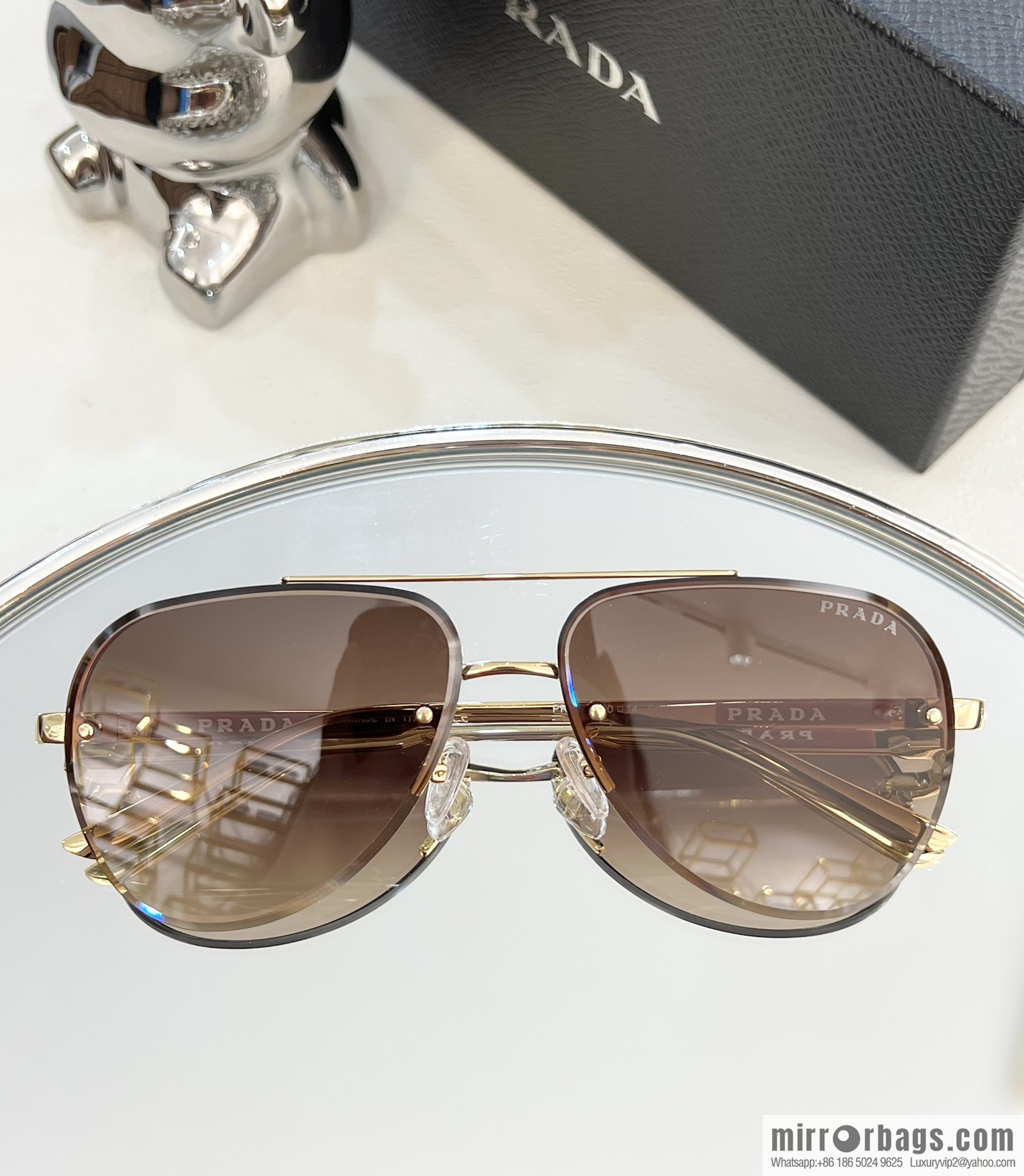 PRADA unisex toad sunglasses