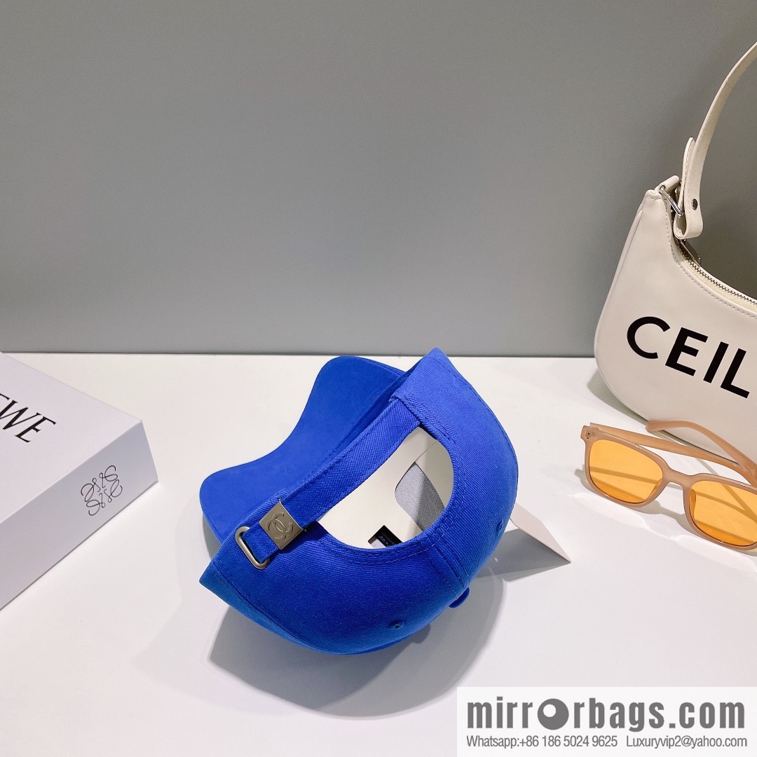 Chanel's new simple embroidered logo baseball cap