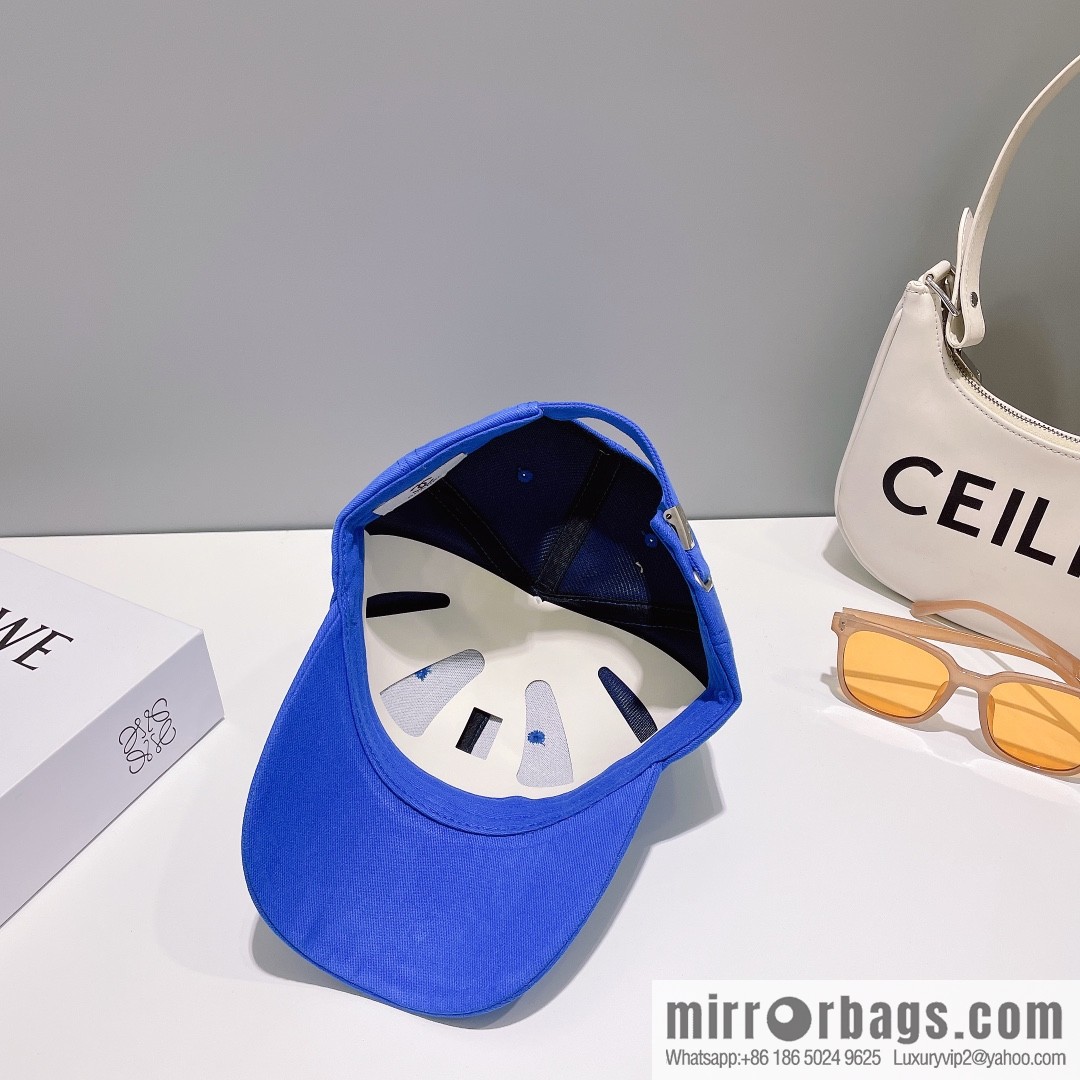 Chanel's new simple embroidered logo baseball cap