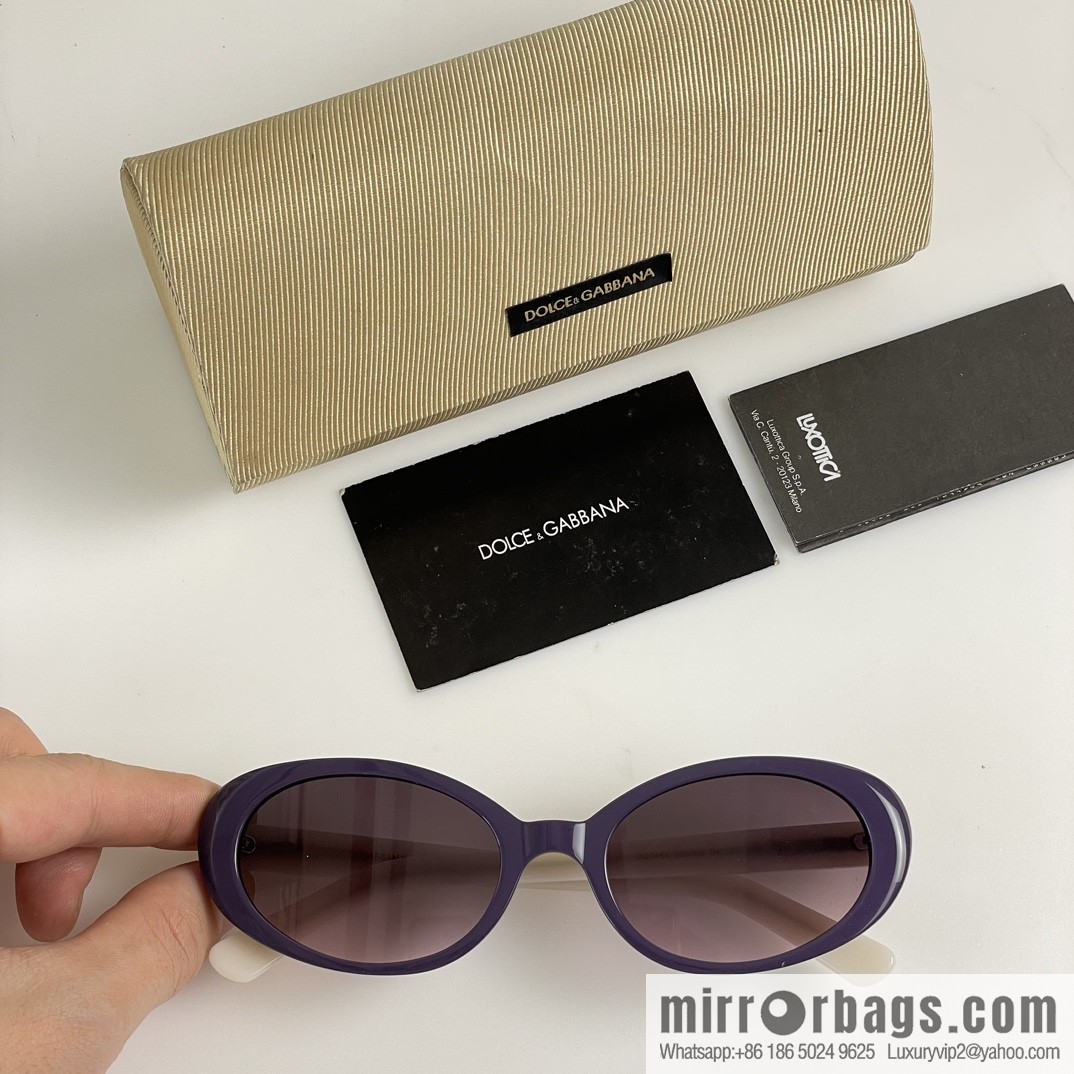 DOLCE & GABBANA Dolce & Gabbana small oval sunglasses
