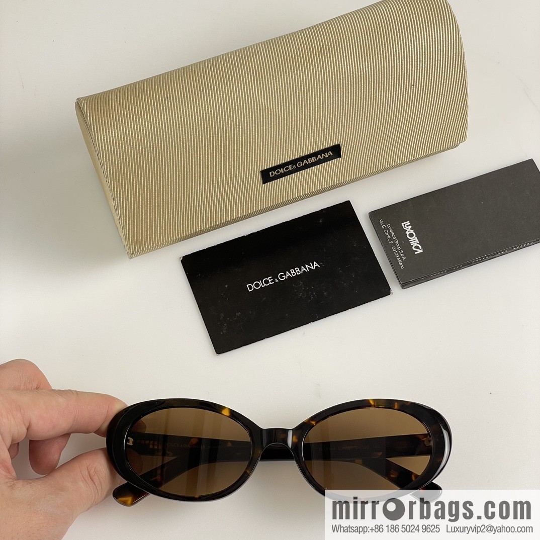 DOLCE & GABBANA Dolce & Gabbana small oval sunglasses
