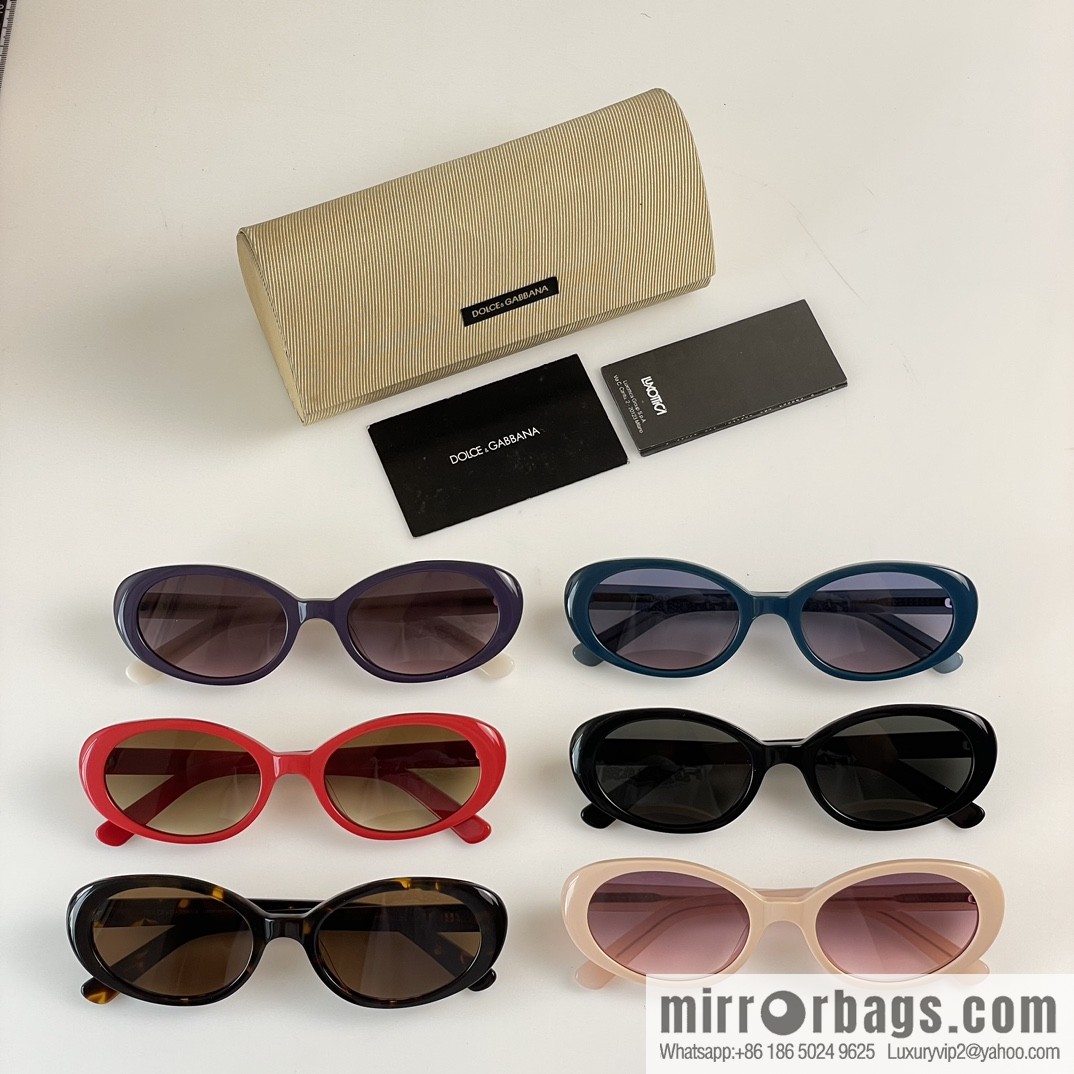 DOLCE & GABBANA Dolce & Gabbana small oval sunglasses
