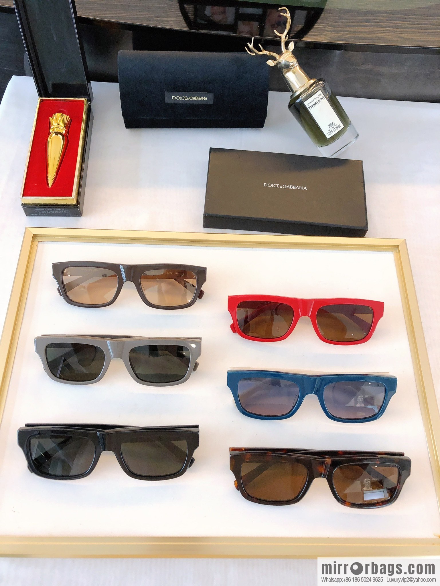 D & G Dolce & Gabbana Square Unisex Sunglasses