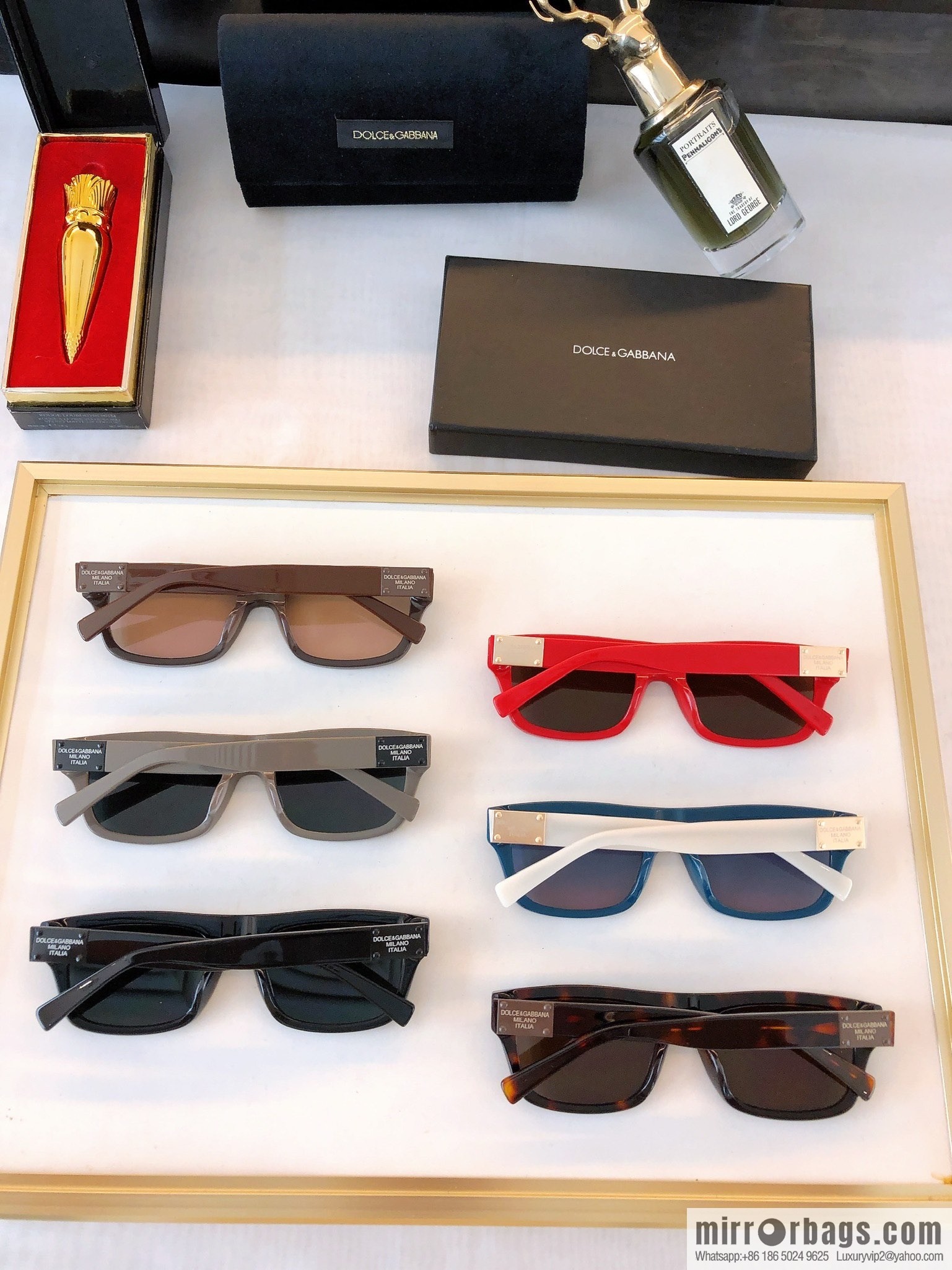 D & G Dolce & Gabbana Square Unisex Sunglasses