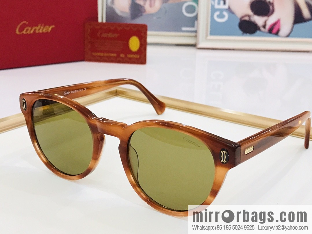 Cartier Cartier electroplated men's and women's same sunglasses