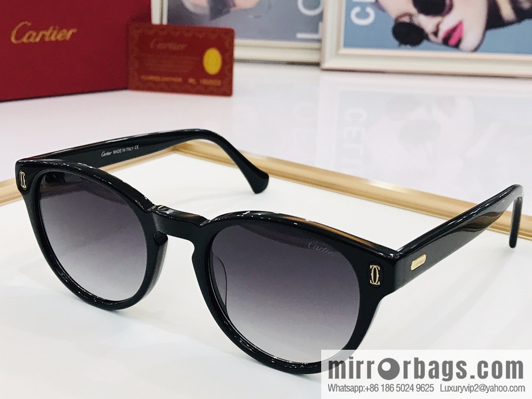 Cartier Cartier electroplated men's and women's same sunglasses