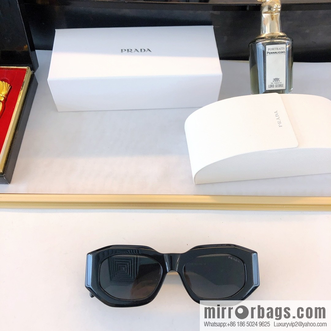 Prada three-dimensional frame unisex sunglasses