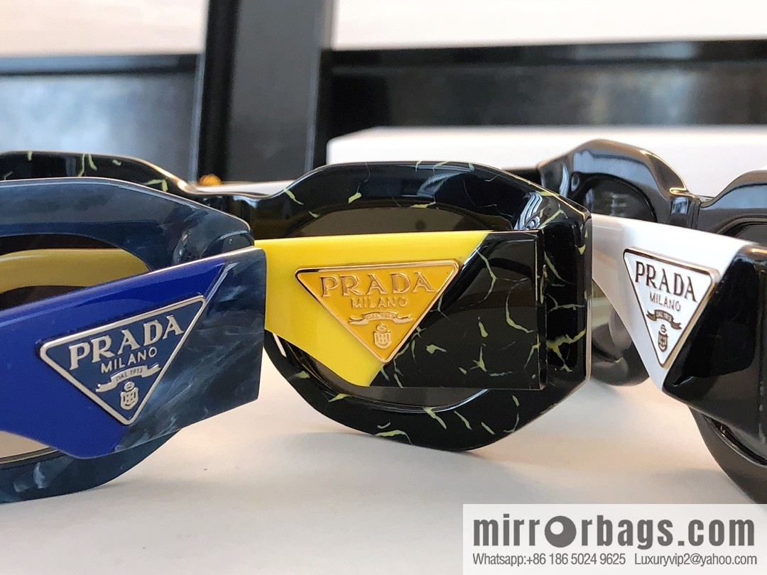 Prada three-dimensional frame unisex sunglasses