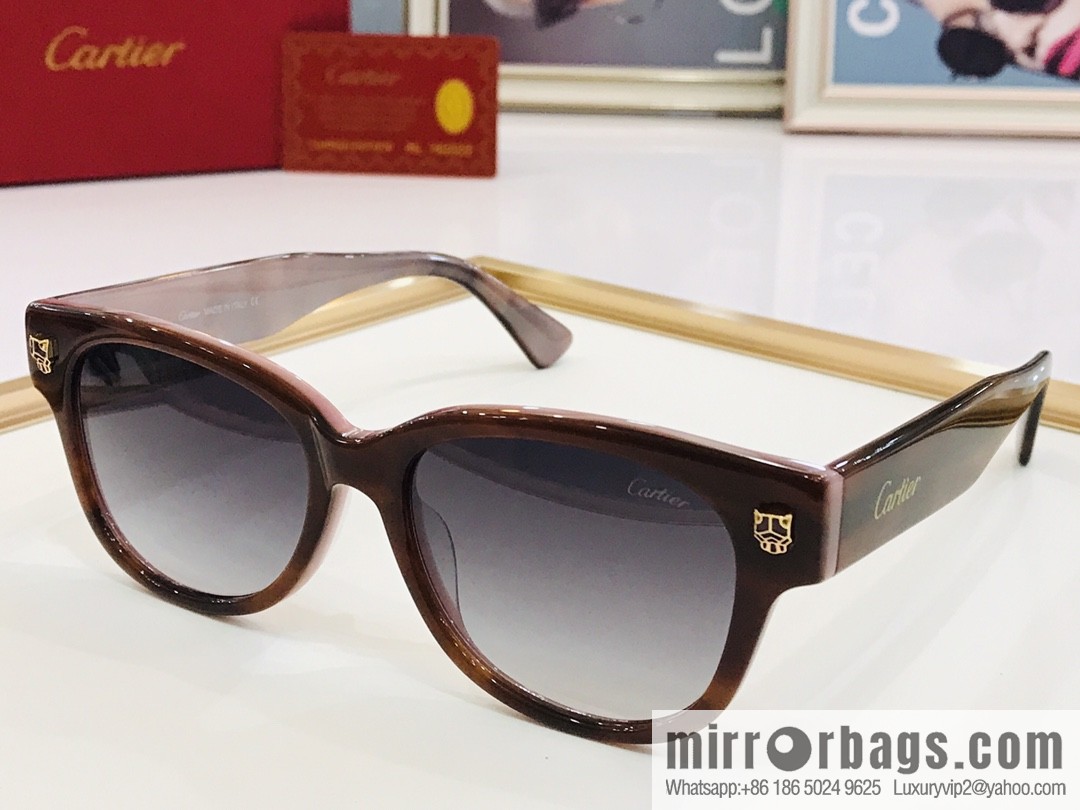 Cartier Cartier Electroplating Process Unisex Sunglasses