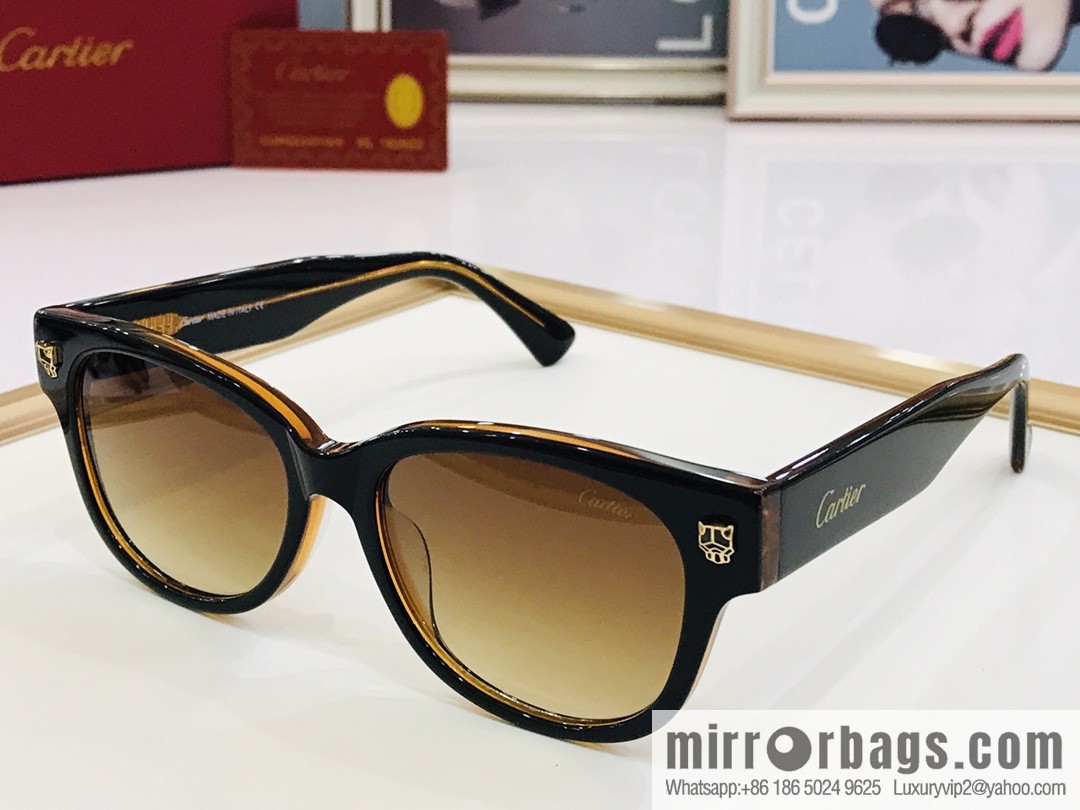Cartier Cartier Electroplating Process Unisex Sunglasses