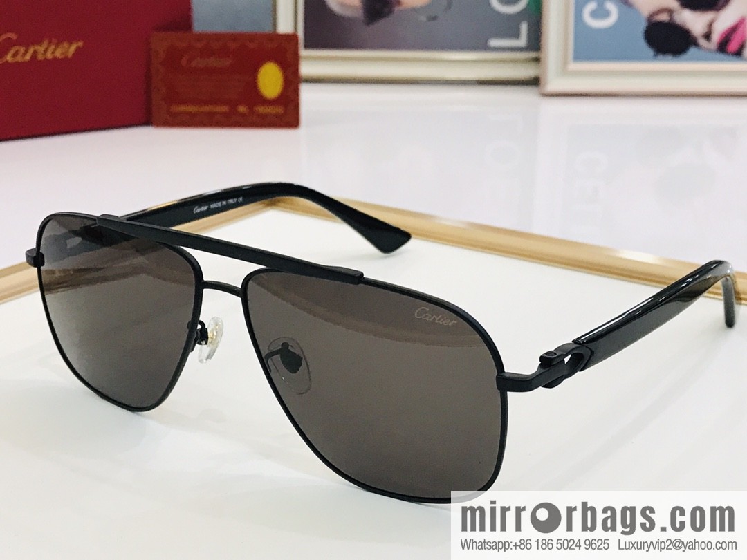 Cartier Cartier Electroplating Process Unisex Sunglasses