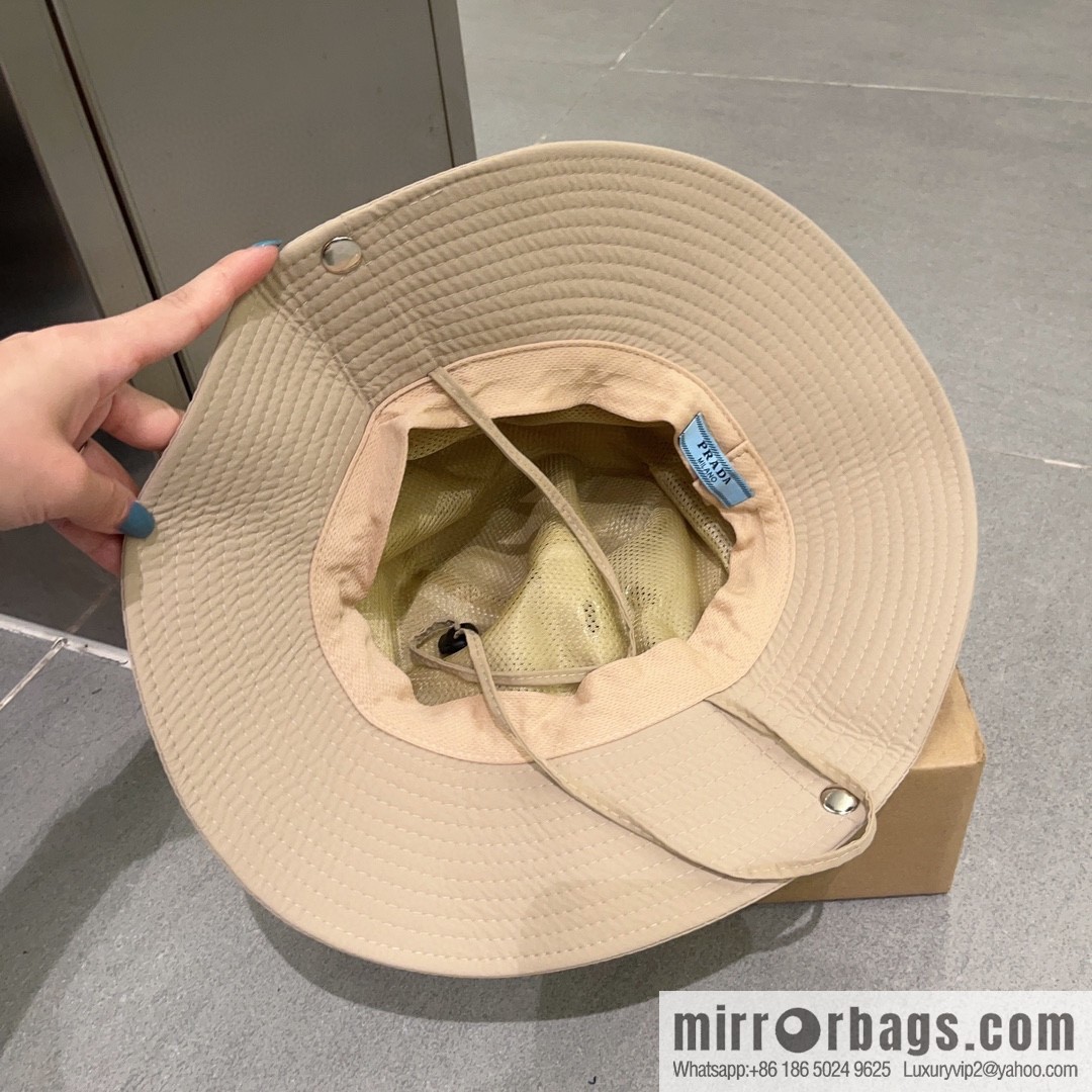 Prada canvas bucket hat