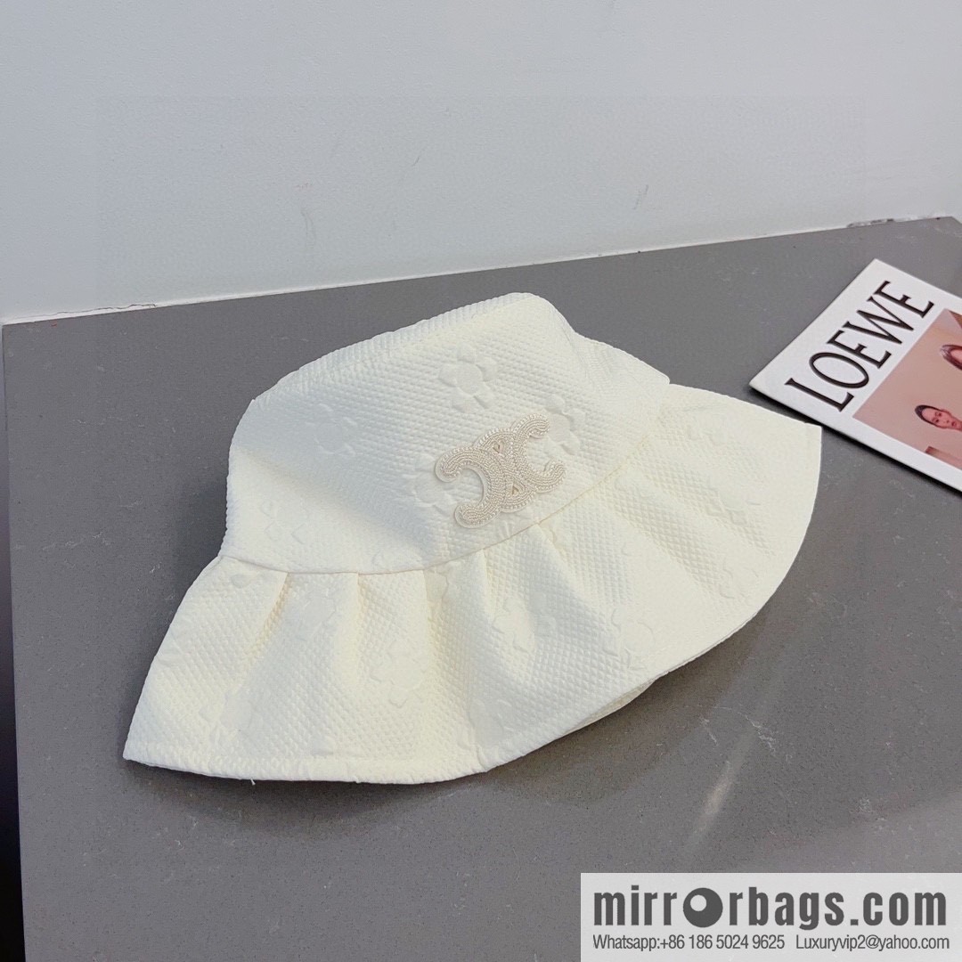 Celine ruffled sun hat