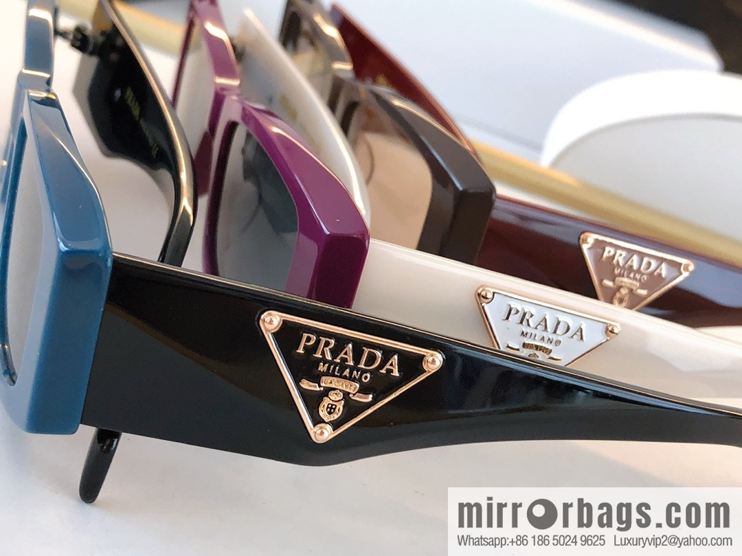 Prada 3D cut temple sunglasses