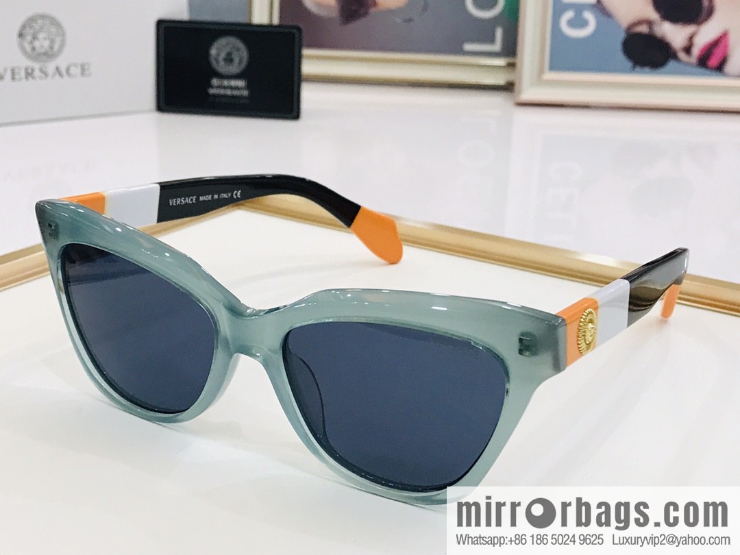 VERSACE Versace high-end plate unisex sunglasses