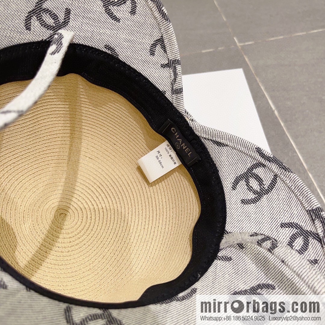 Chanel straw hat
