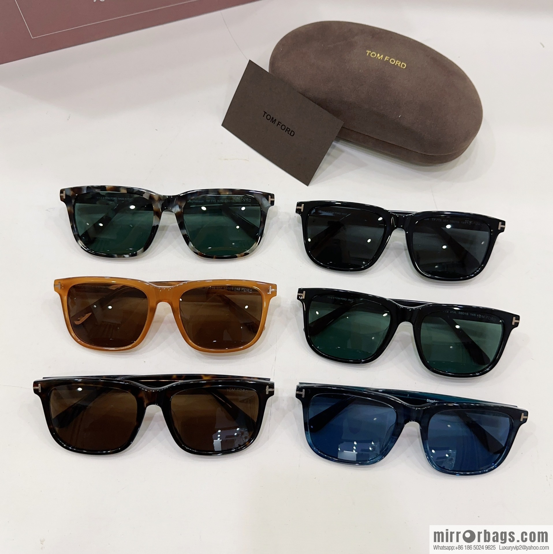 TOM FORD Tom Ford Square Unisex Sunglasses