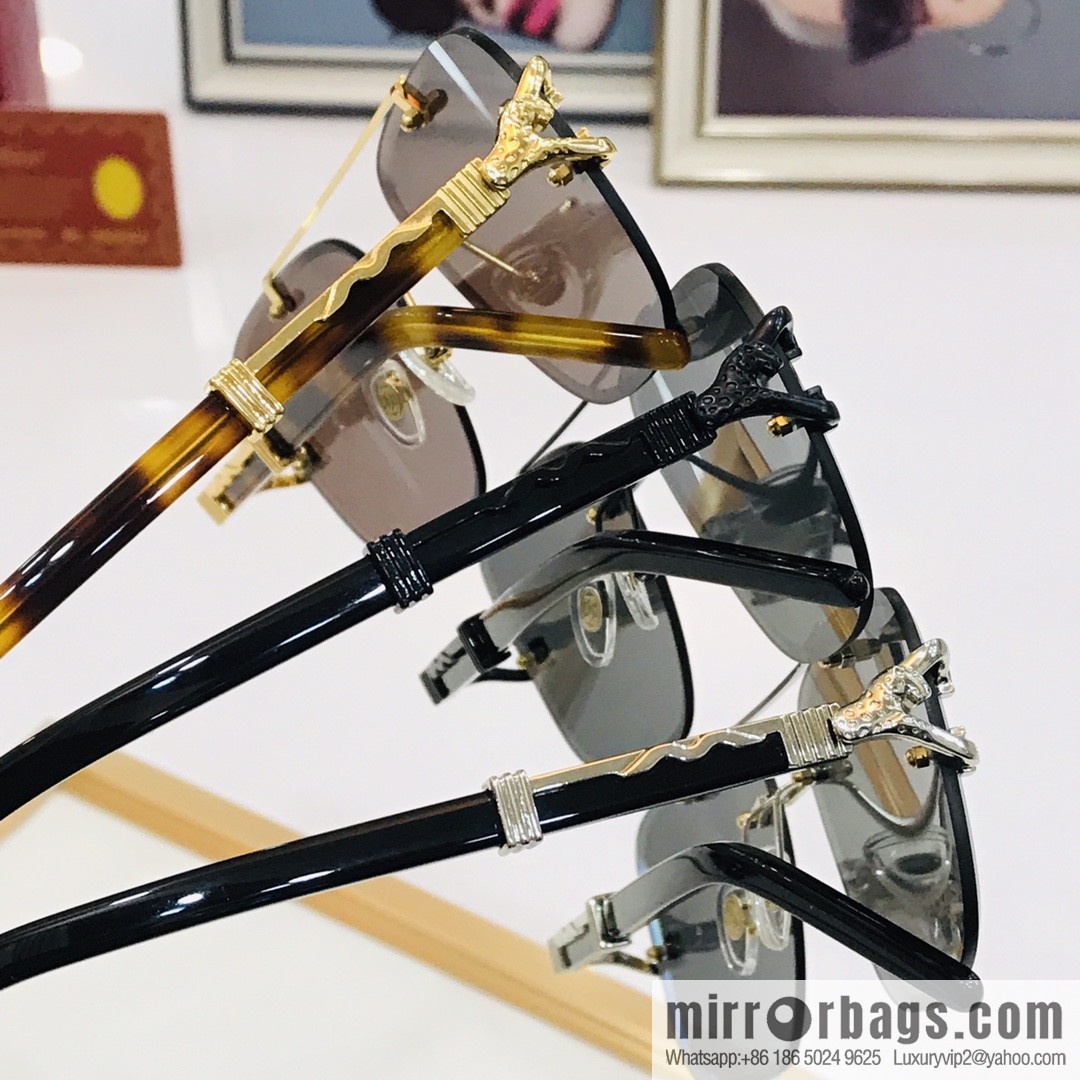 Cartier Rimless Men's Sunglasses