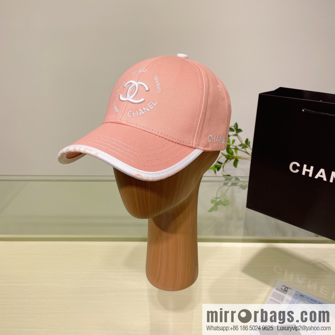 Chanel's new simple embroidered logo baseball cap
