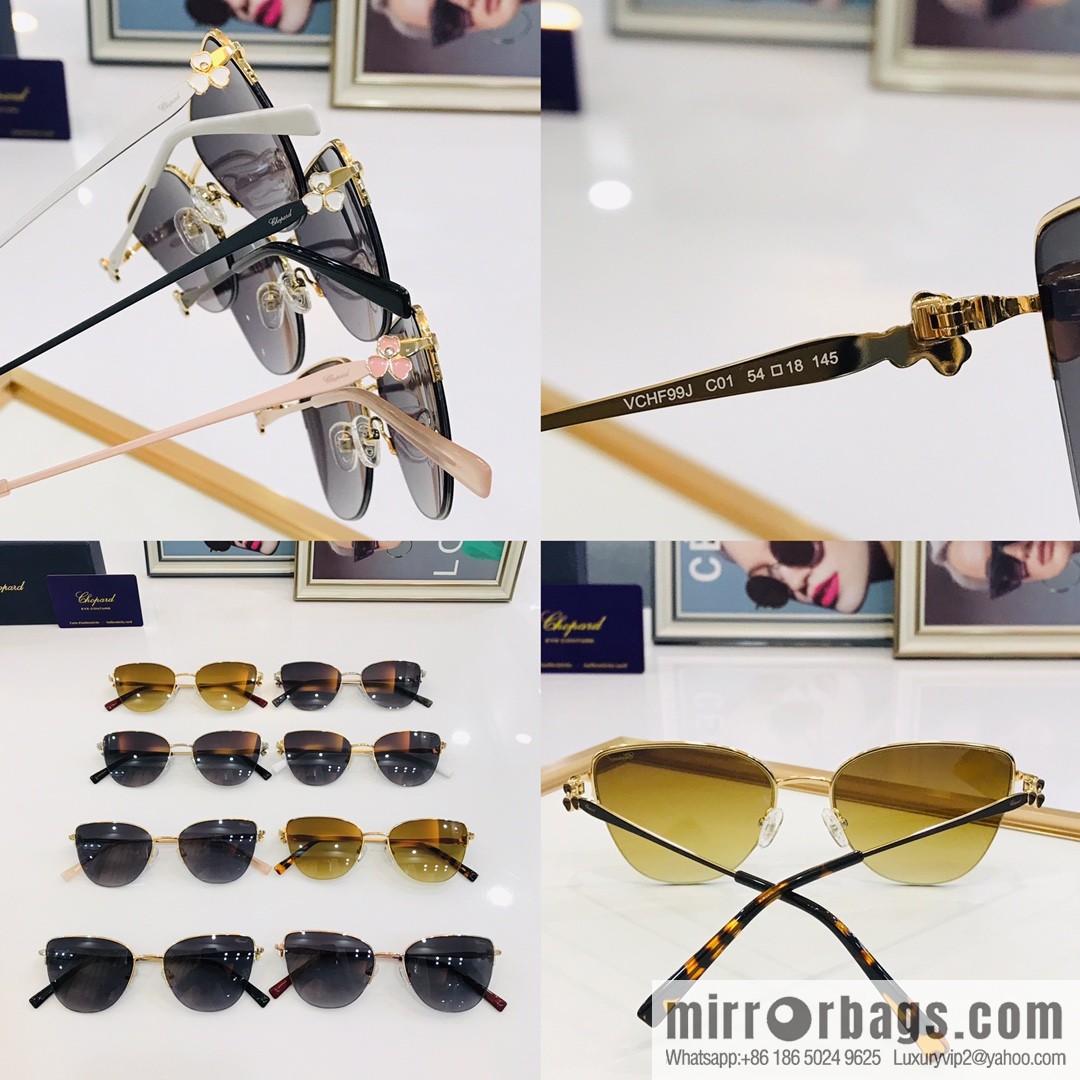 Chopard Metal Framed Unisex Sunglasses