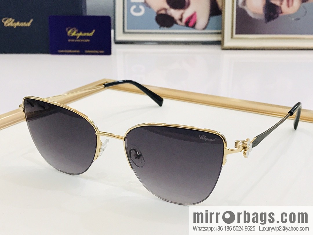 Chopard Metal Framed Unisex Sunglasses