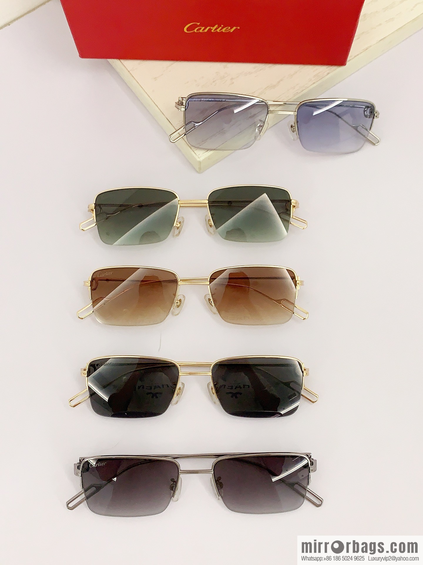 Cartier Ultra Light Frame Unisex Sunglasses