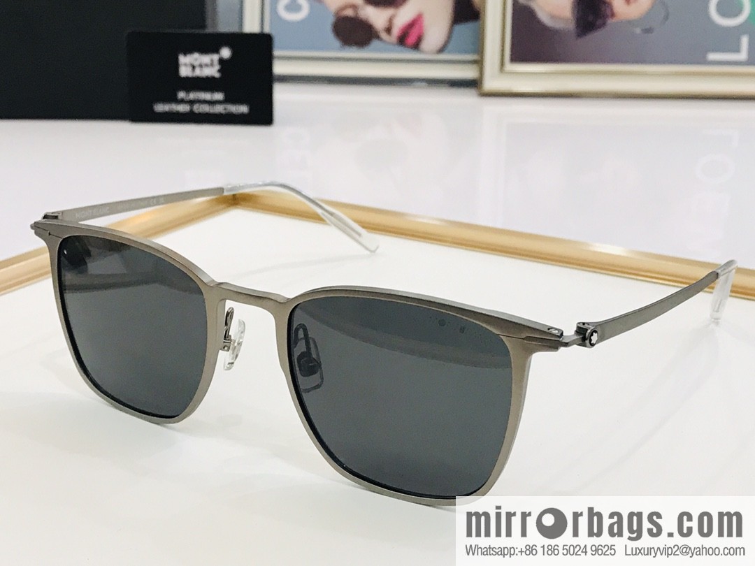 Montblanc pure titanium frame men's sunglasses