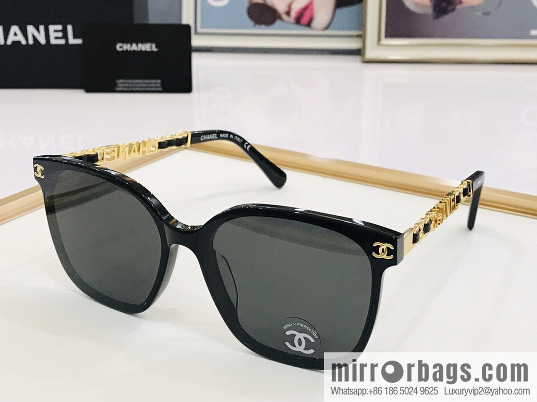 Chanel logo decorative women's sunglasses