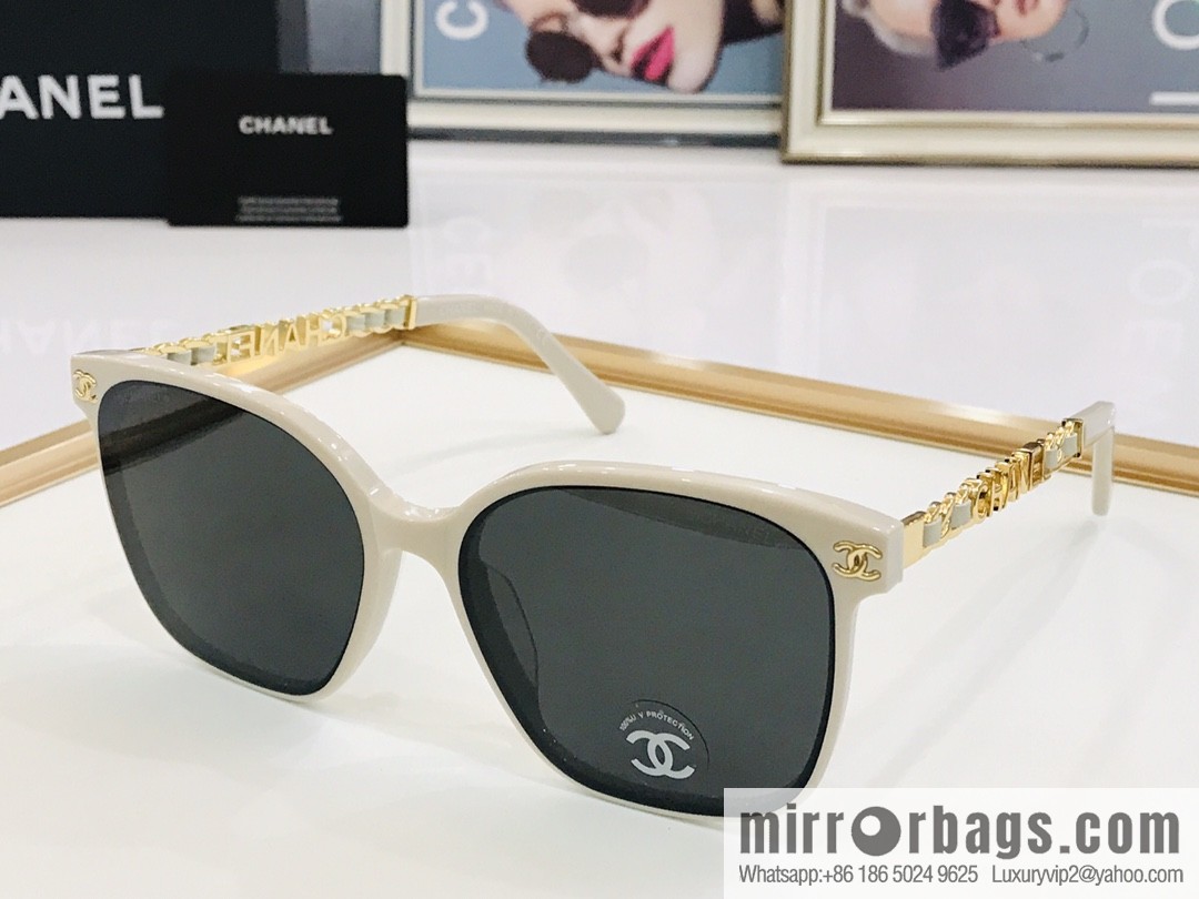 Chanel logo decorative women's sunglasses