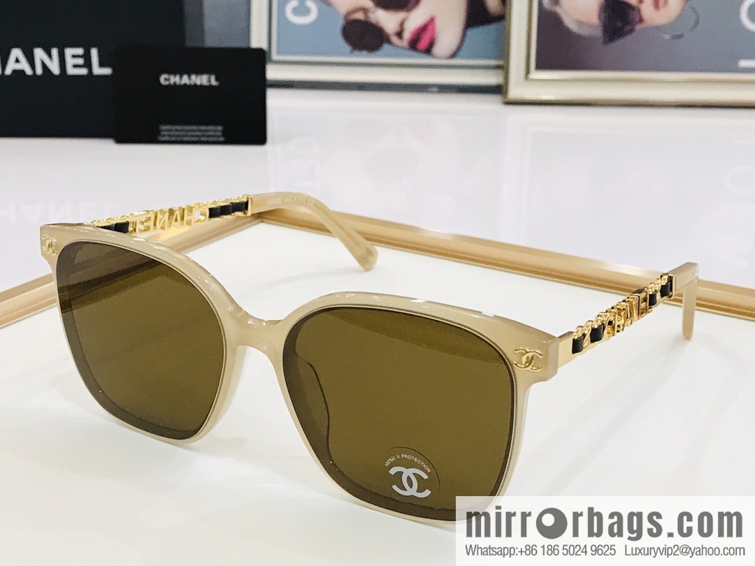 Chanel logo decorative women's sunglasses