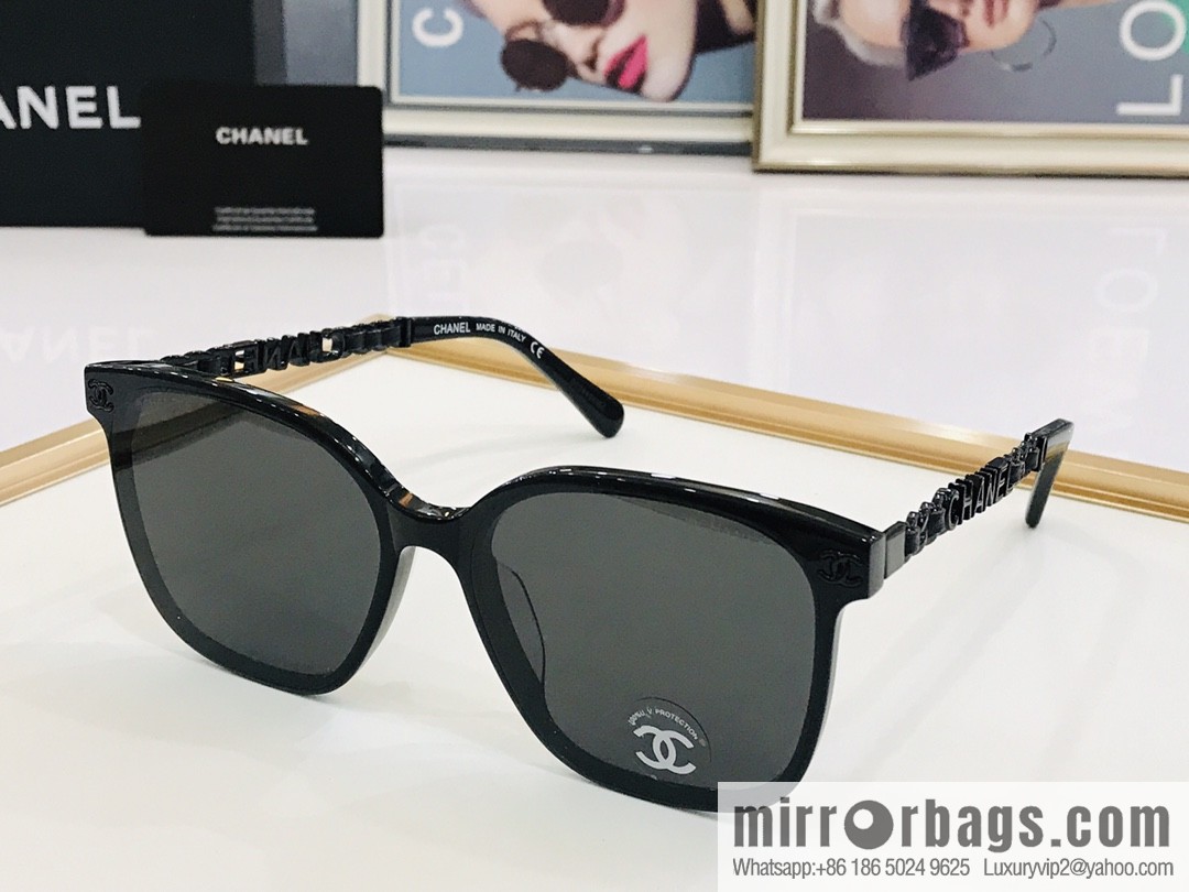 Chanel logo decorative women's sunglasses