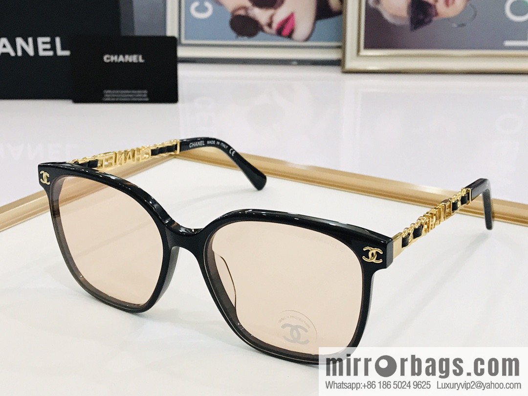 Chanel logo decorative women's sunglasses